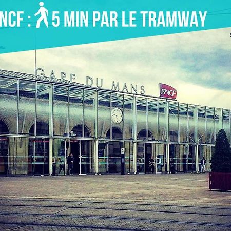 Ferienwohnung Tramway 12 RDC JAURES Cosy proche gare Le Mans Exterior foto