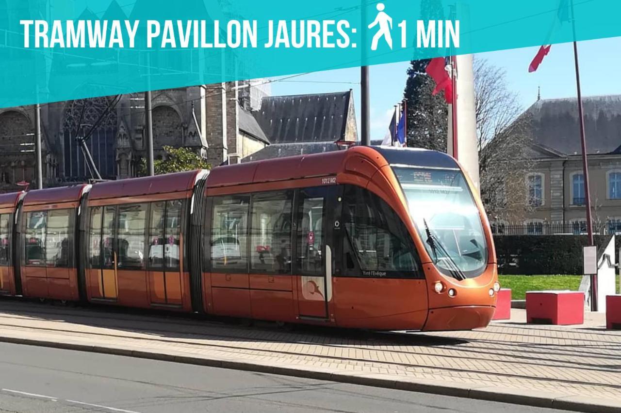 Ferienwohnung Tramway 12 RDC JAURES Cosy proche gare Le Mans Exterior foto