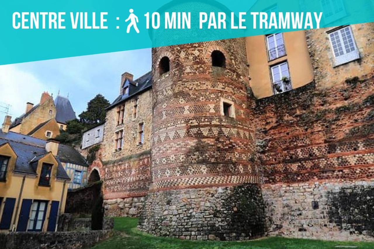 Ferienwohnung Tramway 12 RDC JAURES Cosy proche gare Le Mans Exterior foto